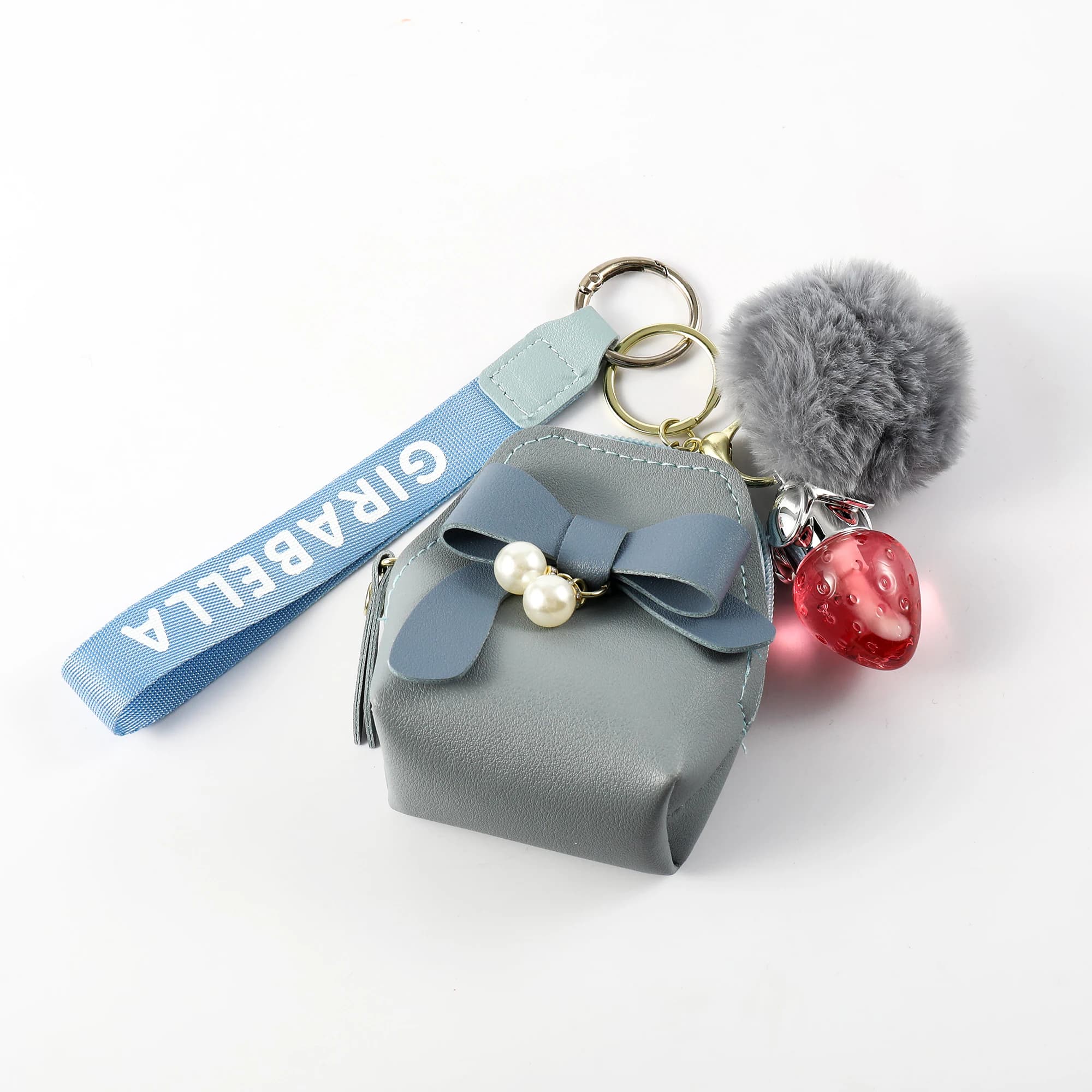 Mini Backpack Lip Gloss Keychain 5