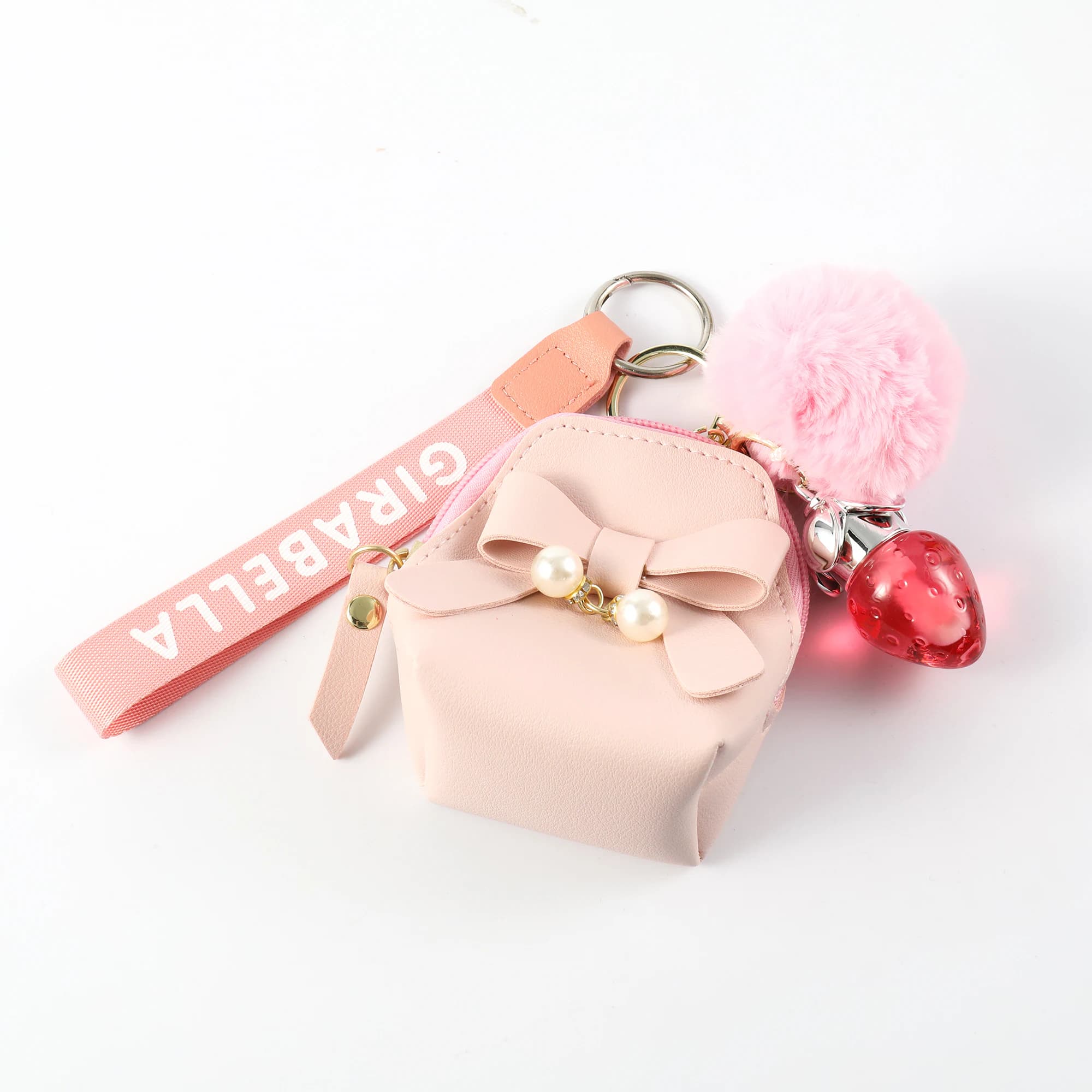 Mini Backpack Lip Gloss Keychain 14