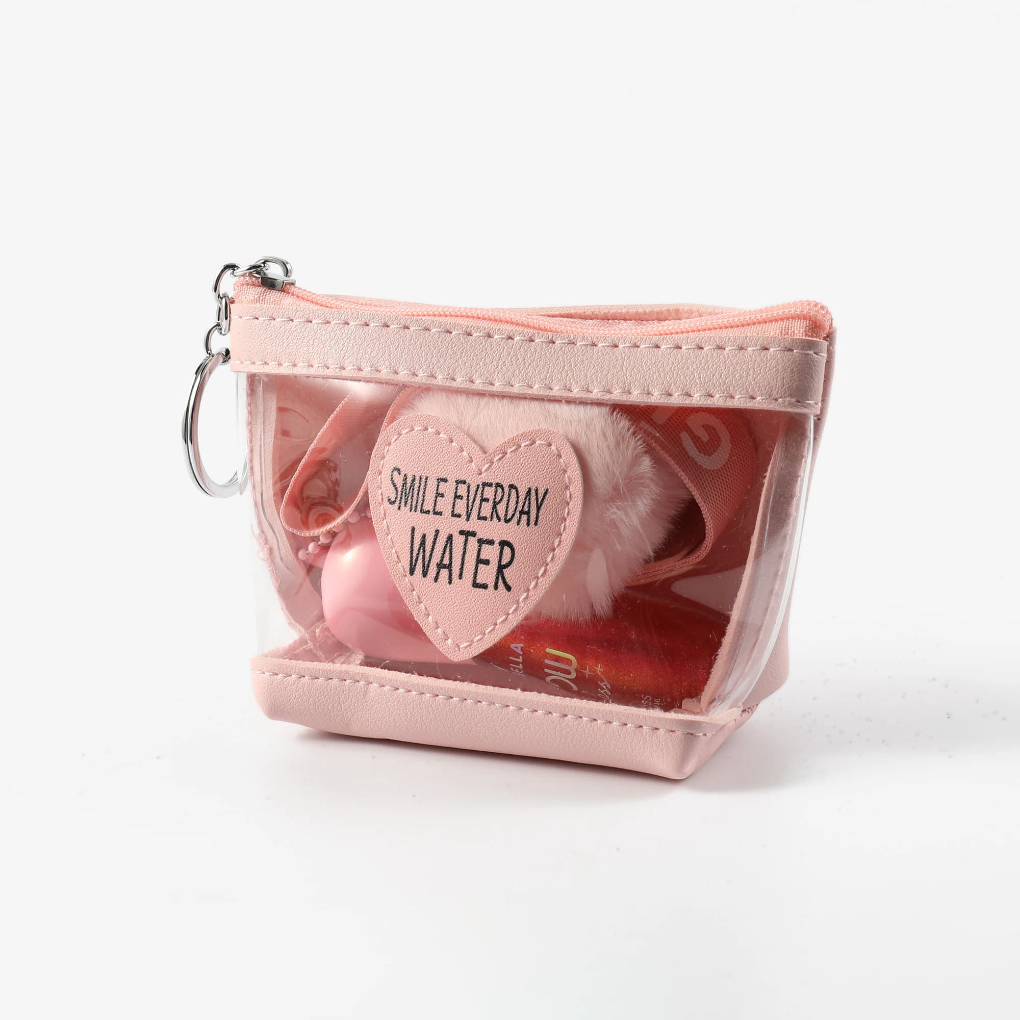 Clear Pouch Glow Lip Gloss Keychain 6