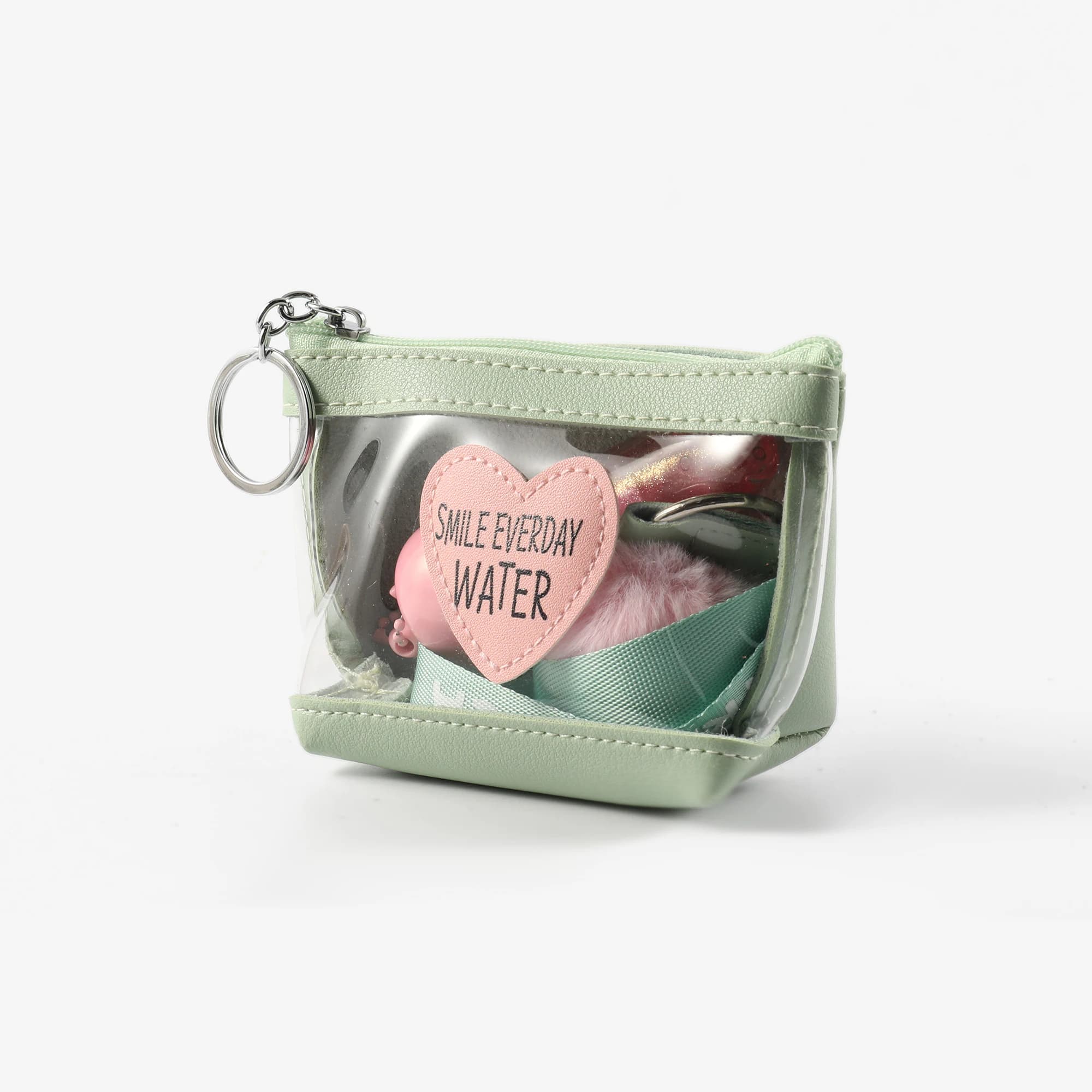 Clear Pouch Glow Lip Gloss Keychain 7