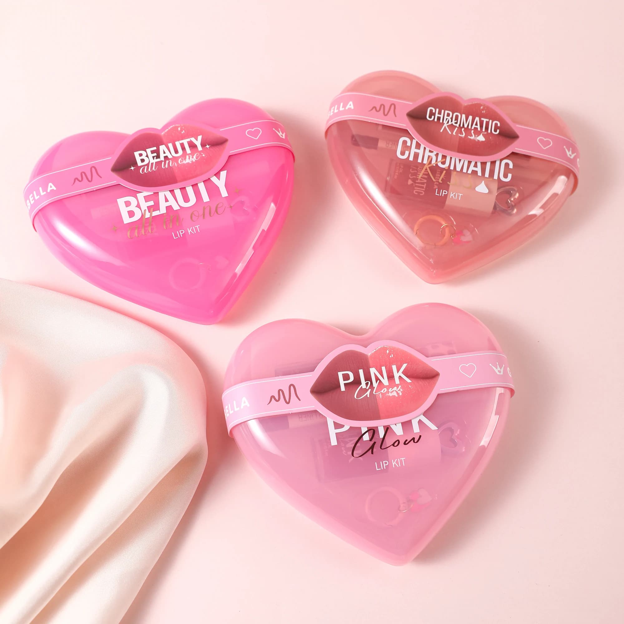 Heart Case Lip Makeup Set 5
