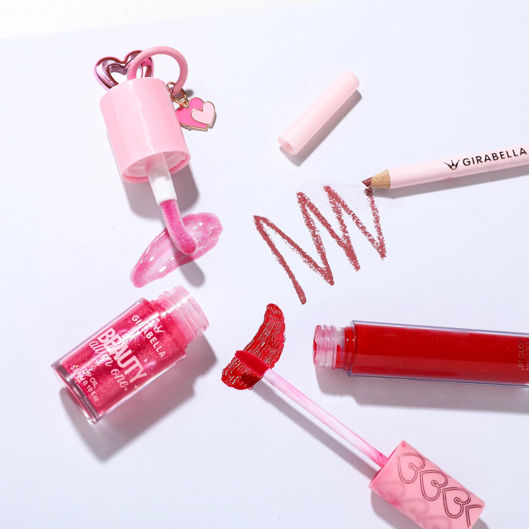 Heart Case Lip Makeup Set 10