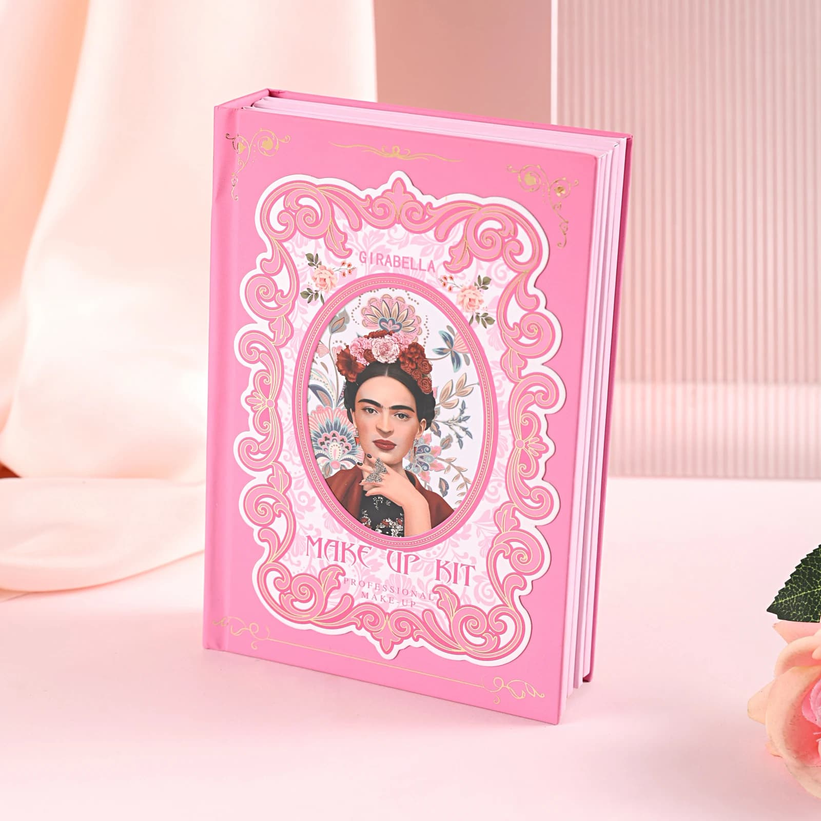 Book-Style Makeup Palette — Pink 2