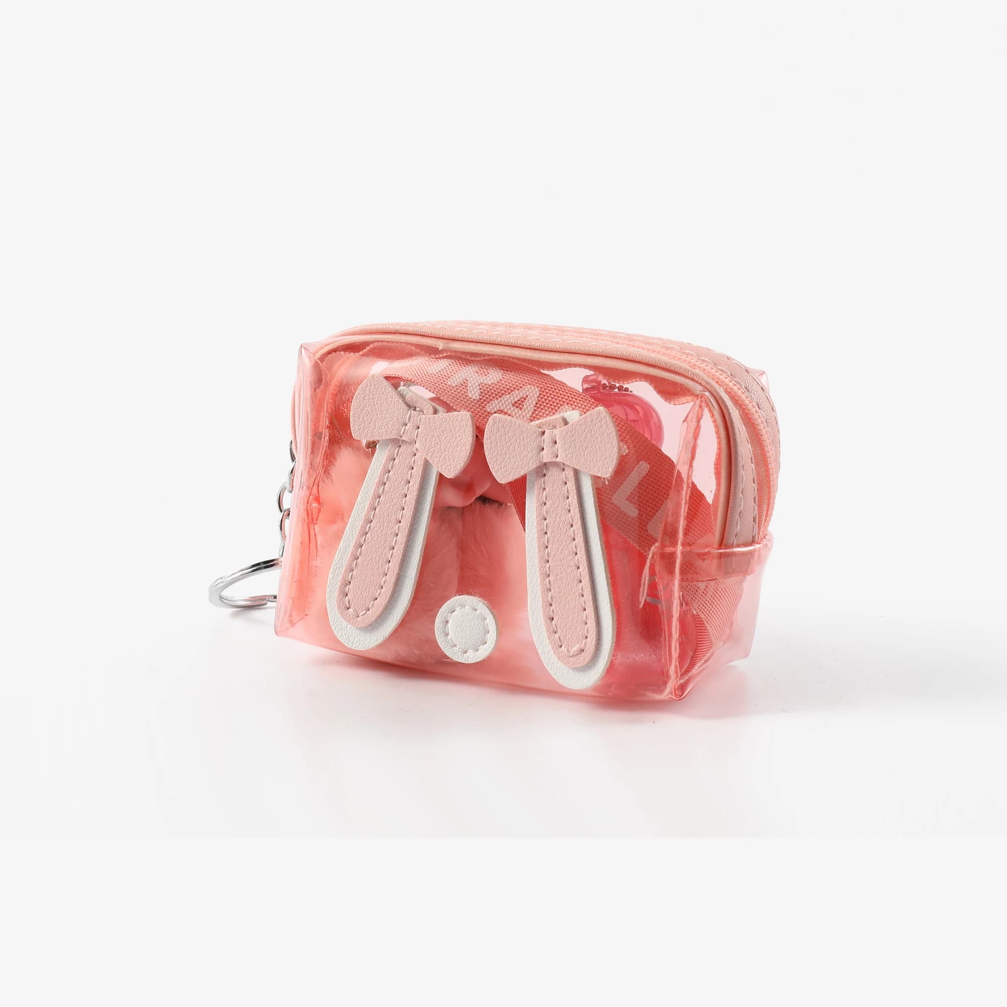 Clear Bunny Ear Pouch Lip Gloss Set 2