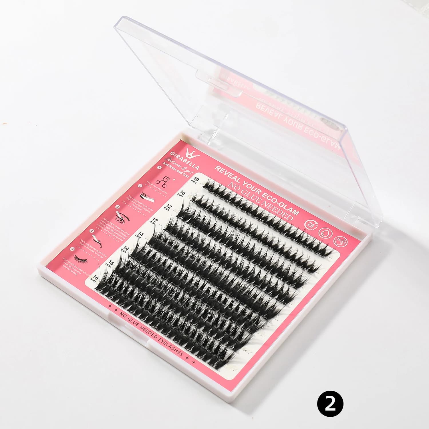 Butterfly Pack Cluster Lashes 10