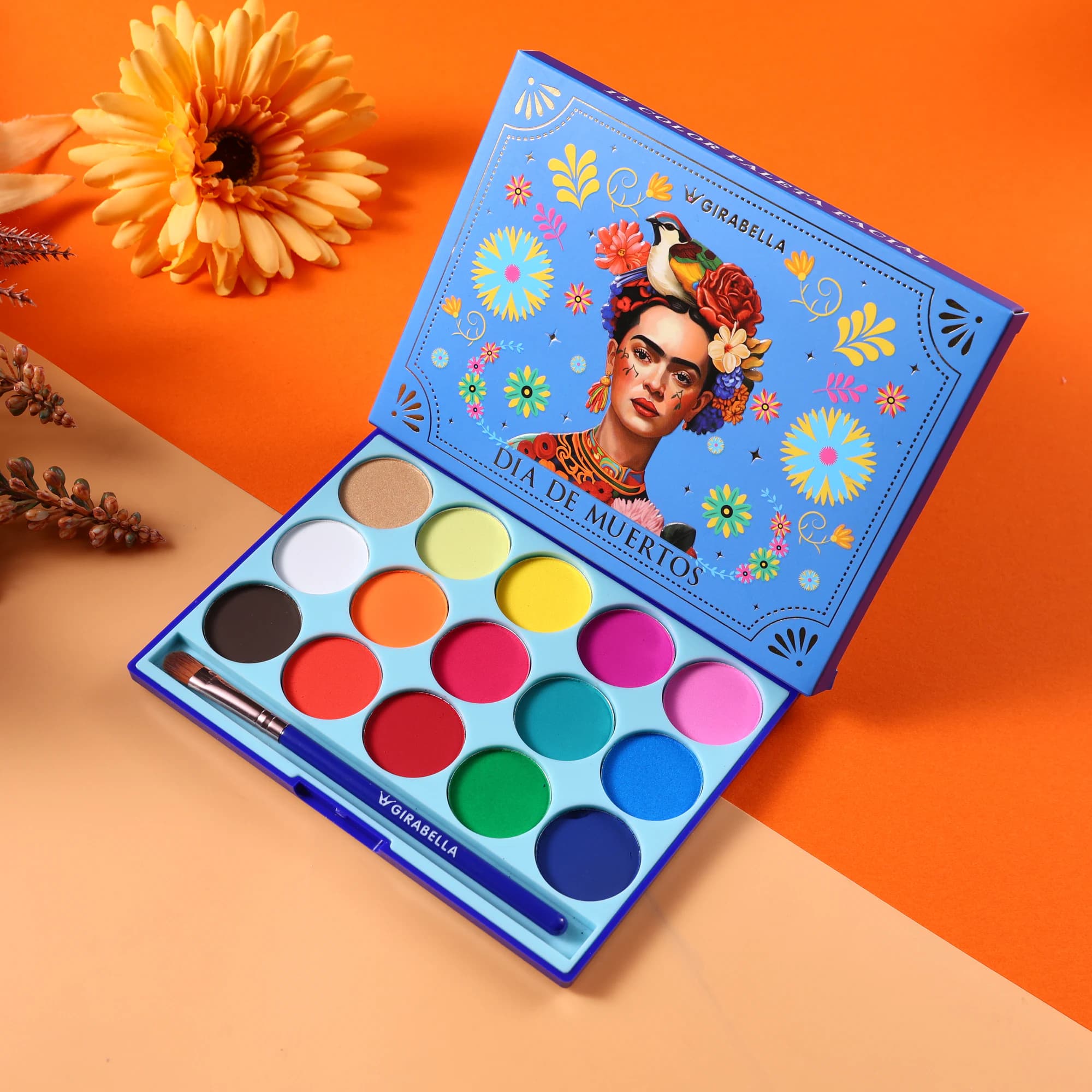 15-Color Water-Activated Palette — Blue 5