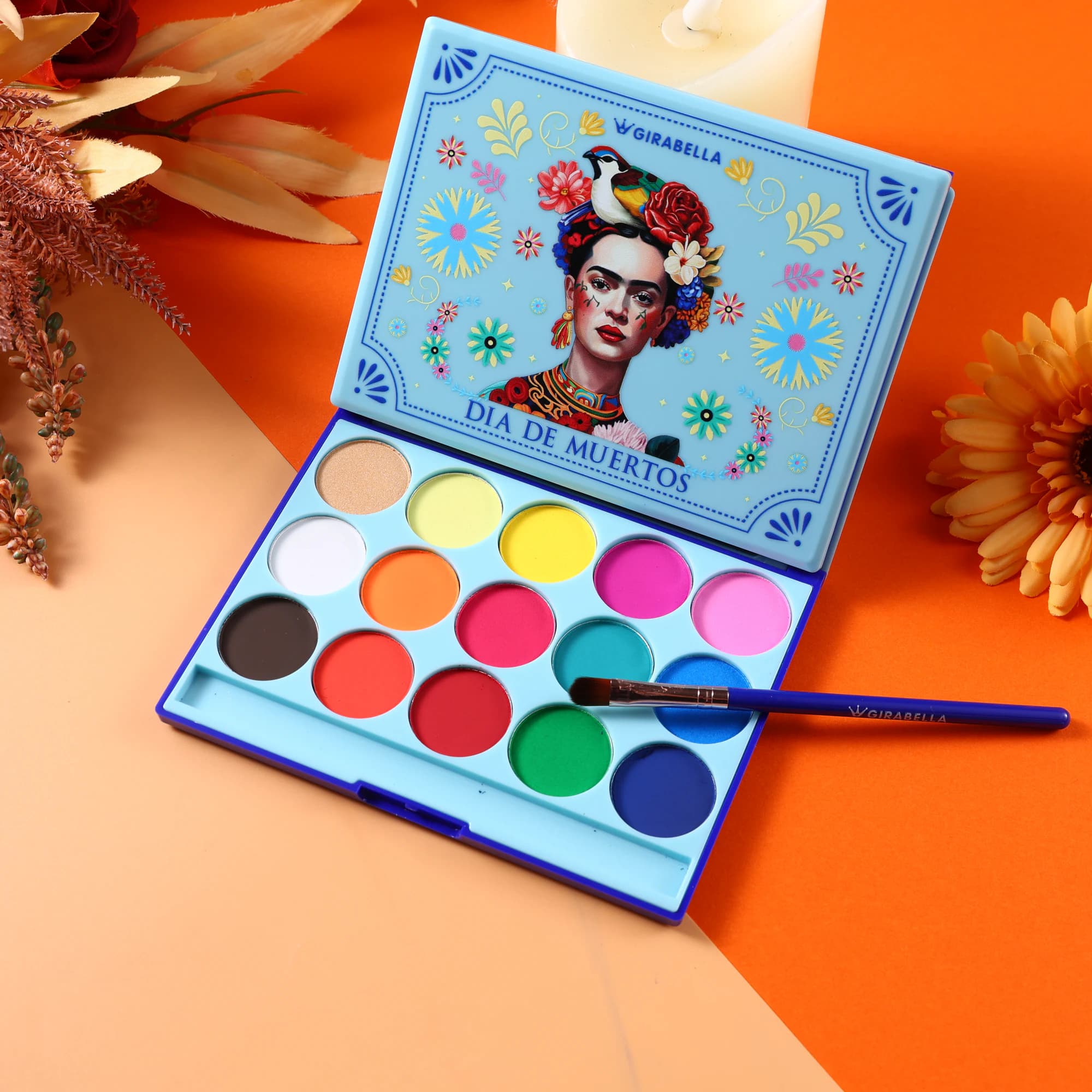 15-Color Water-Activated Palette — Blue 6