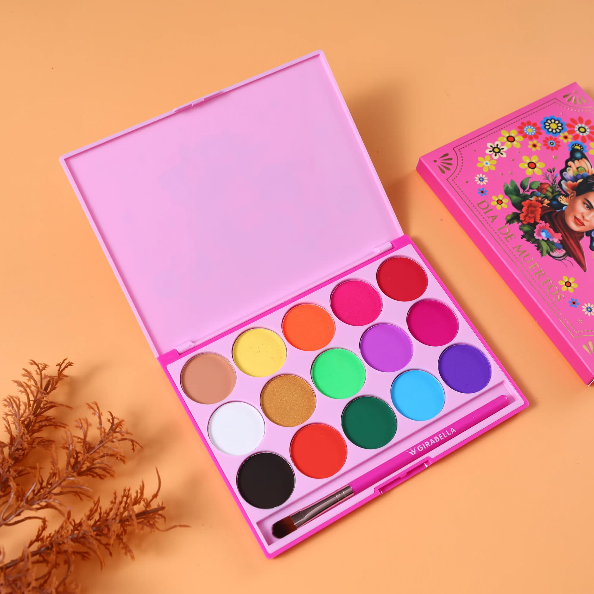 15-Color Water-Activated Palette — Magenta & Black 7
