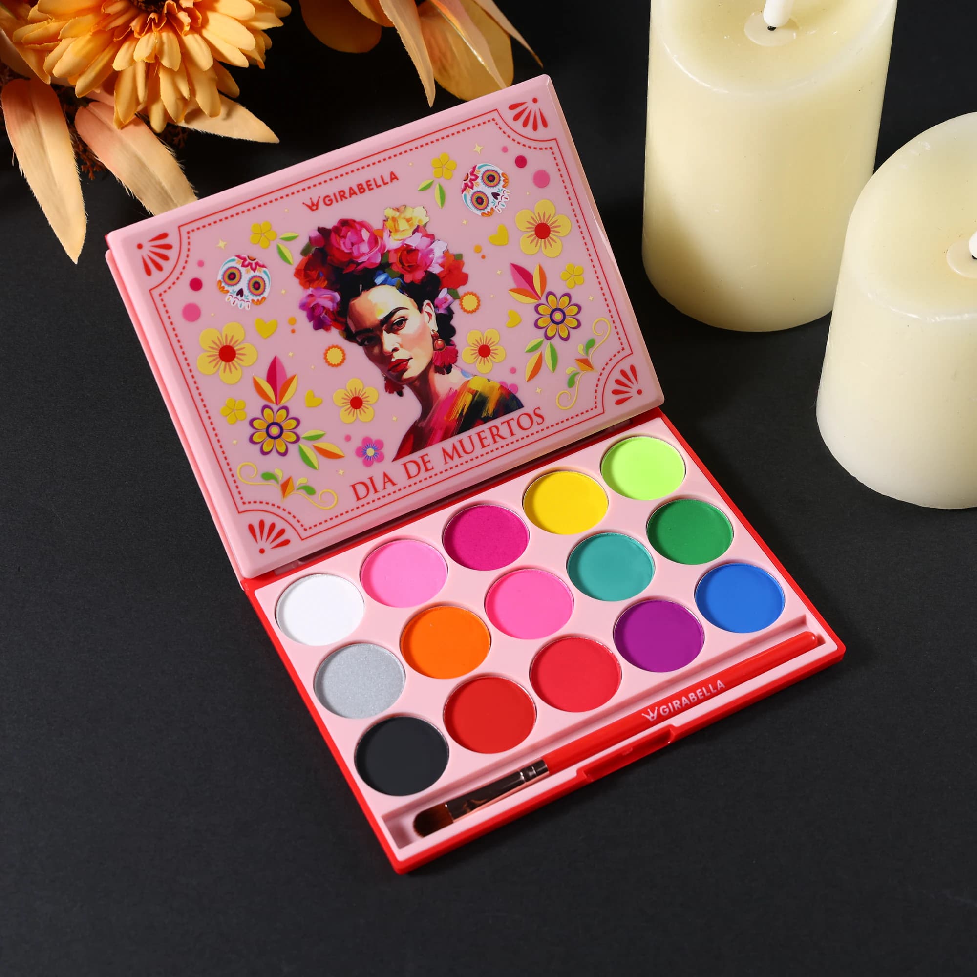 15-Color Water-Activated Palette — Pink 2