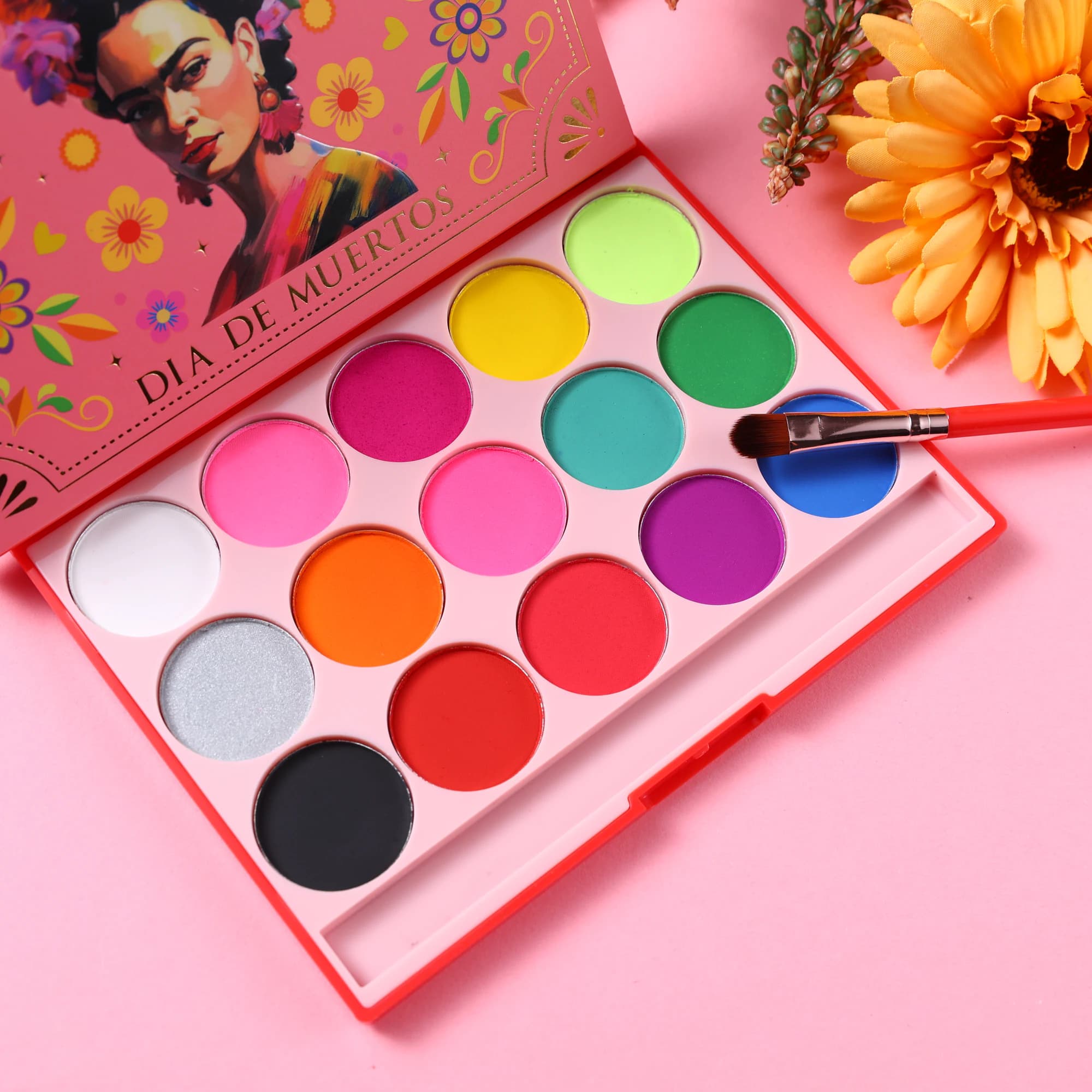 15-Color Water-Activated Palette — Pink 8