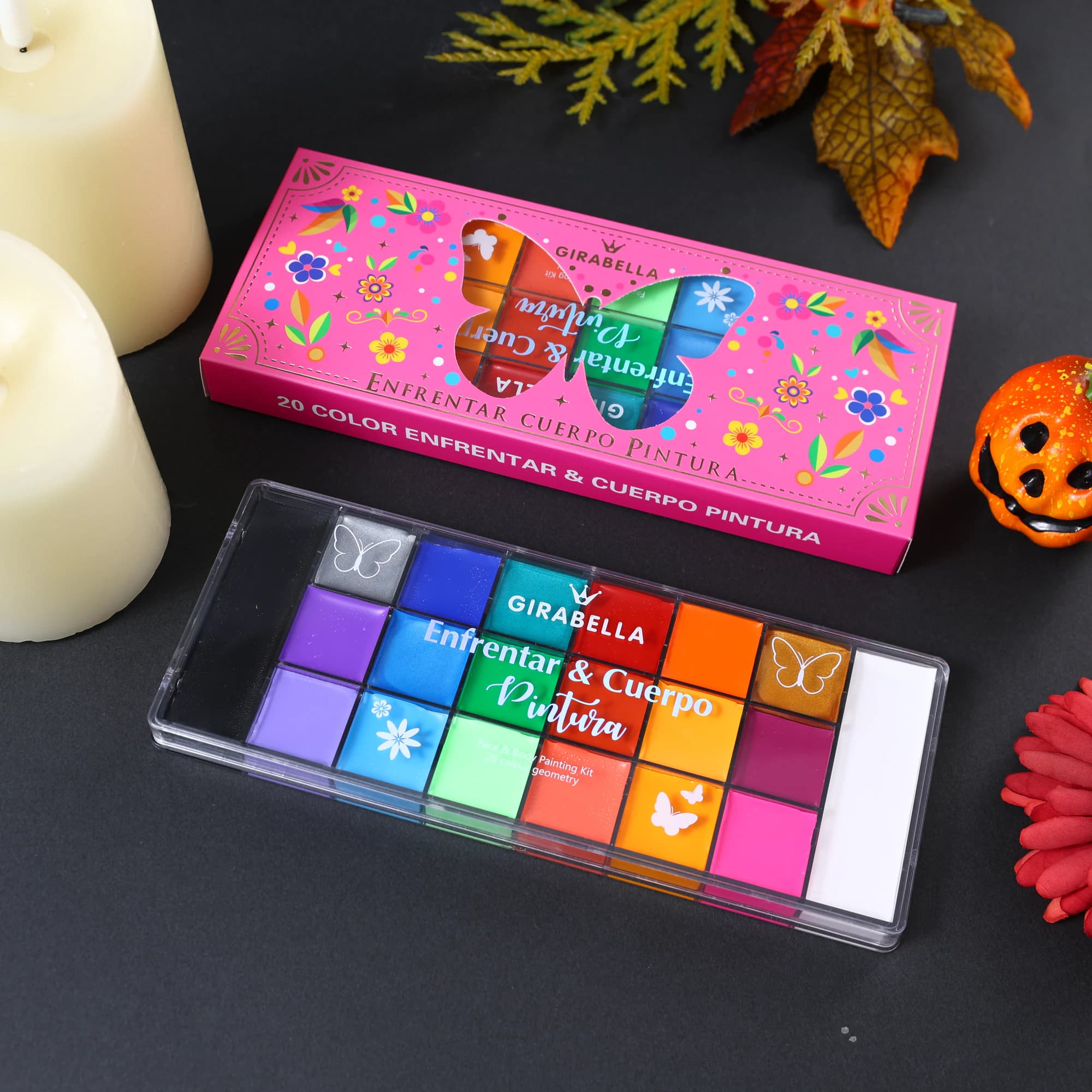 20-Color Water-Activated Palette — Magenta 8