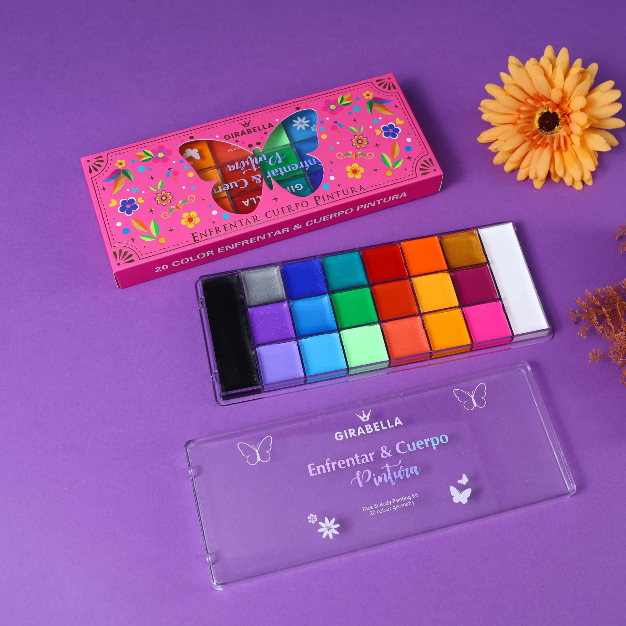 20-Color Water-Activated Palette — Magenta 9