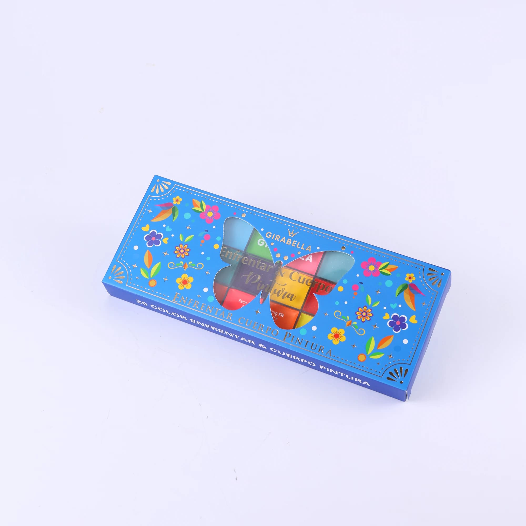 20-Color Water-Activated Palette — Blue 2