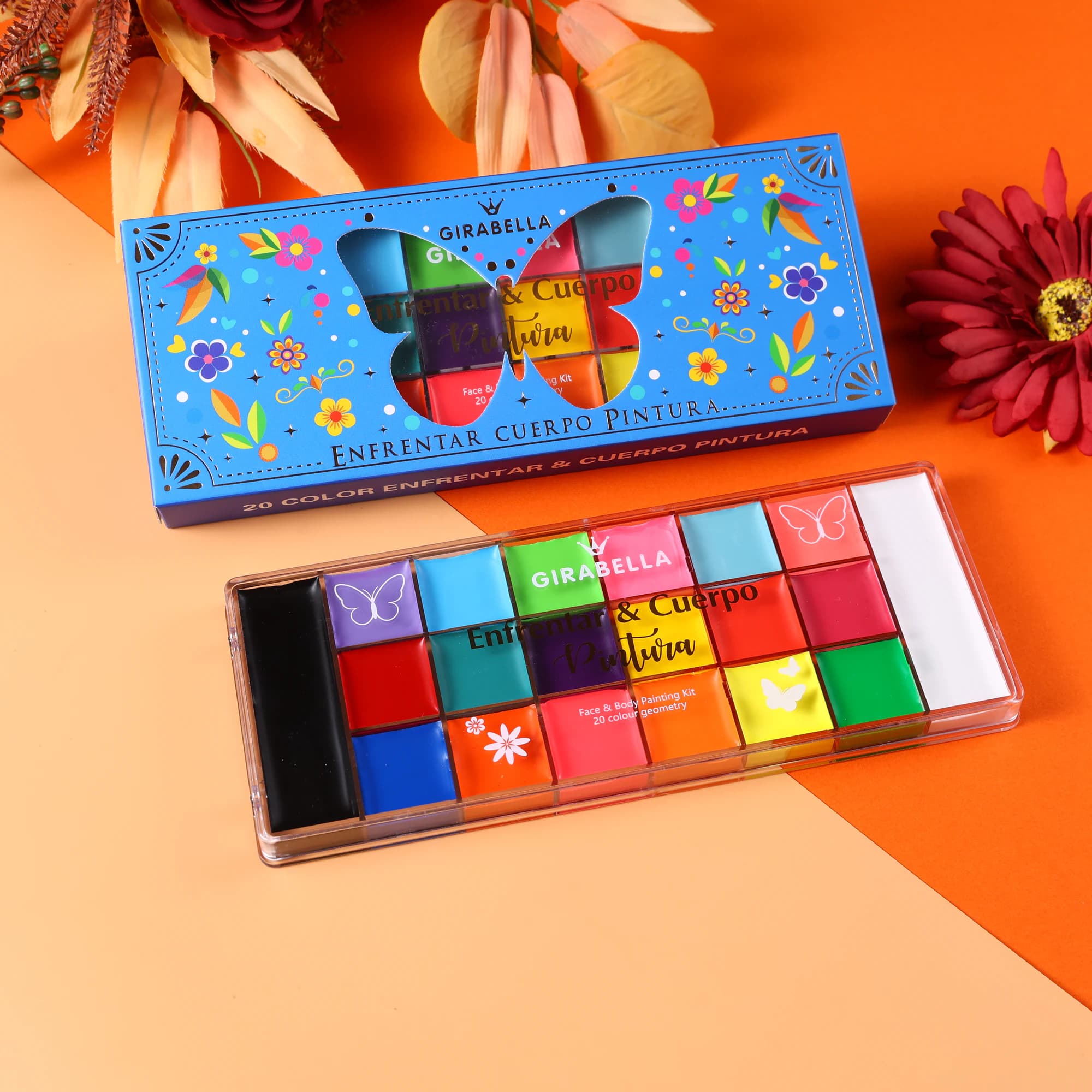 20-Color Water-Activated Palette — Blue 5